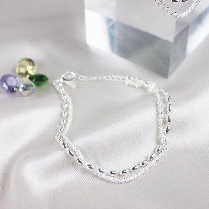 Zilveren zirkonia armband