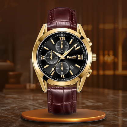 Zakelijk quartz herenhorloge