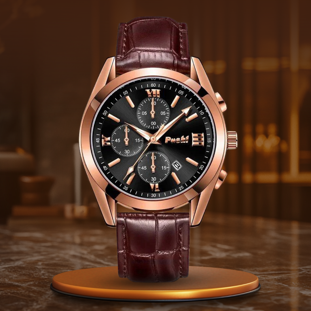 Zakelijk quartz herenhorloge