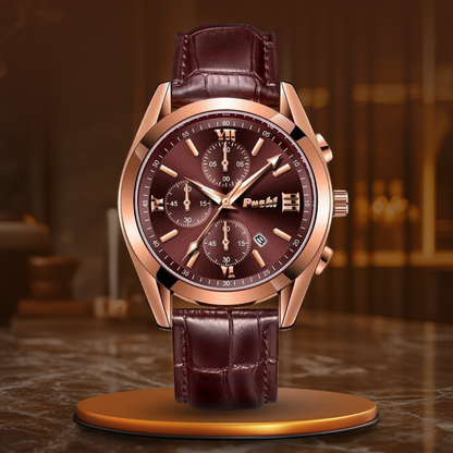 Zakelijk quartz herenhorloge