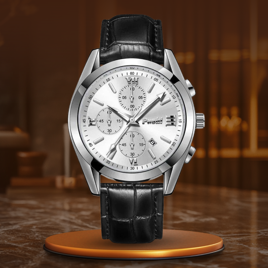Zakelijk quartz herenhorloge
