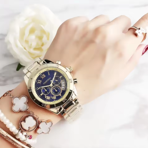 Roségoud luxe horloge voor dames