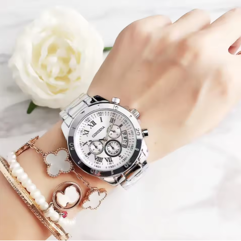 Roségoud luxe horloge voor dames