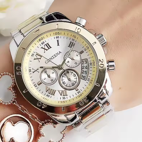 Roségoud luxe horloge voor dames