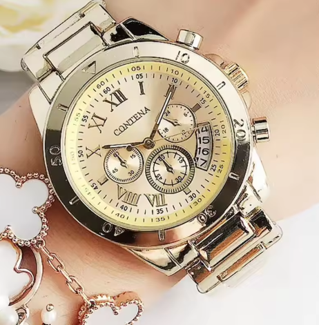 Roségoud luxe horloge voor dames