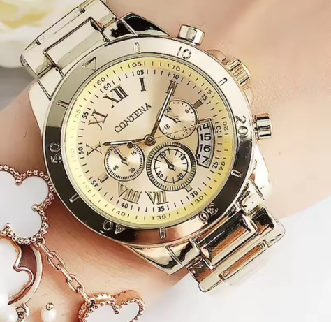 Roségoud luxe horloge voor dames