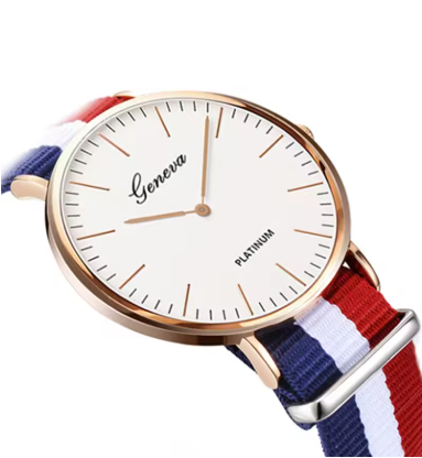 2024 herenhorloge met nylon band