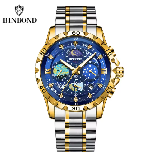 Sterrenhemel van gogh heren quartzhorloge