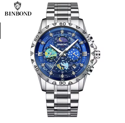 Sterrenhemel van gogh heren quartzhorloge