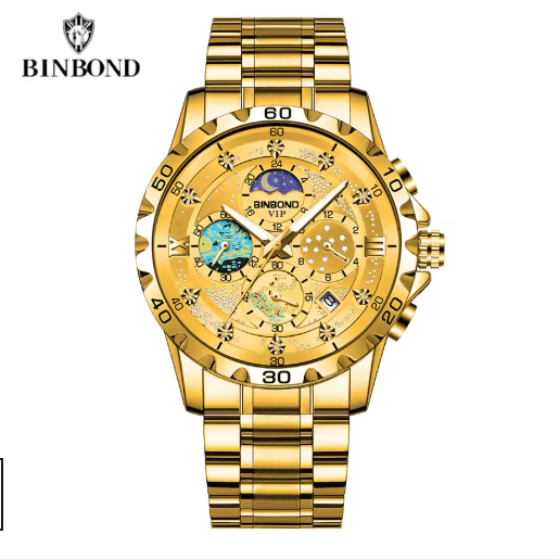 Sterrenhemel van gogh heren quartzhorloge