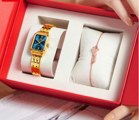 Gouden horloge voor dames