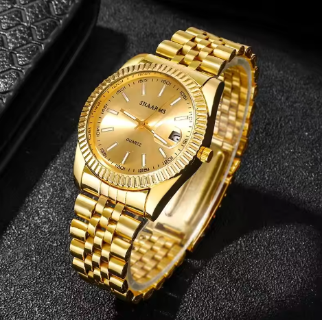 Gouden horloge voor heren