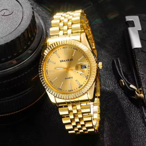 Gouden horloge voor heren