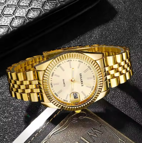 Gouden horloge voor heren