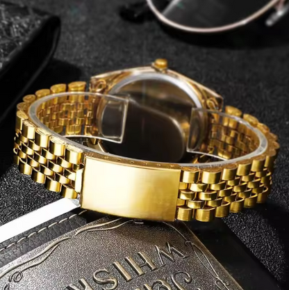 Gouden horloge voor heren