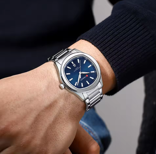 Eenvoudig waterdicht herenhorloge
