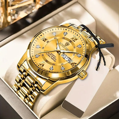 Binbond - luxe herenhorloge met dubbele kalender