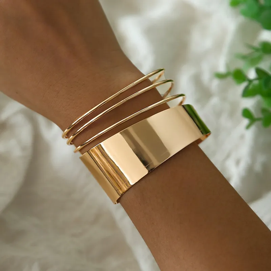Klassieke gouden vintage armband
