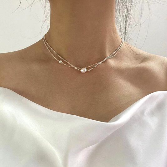 Zoetwaterparel ketting