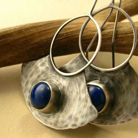 Vintage oorbellen van zilver en arduin