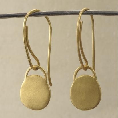 Goudkleurige boho oorbellen