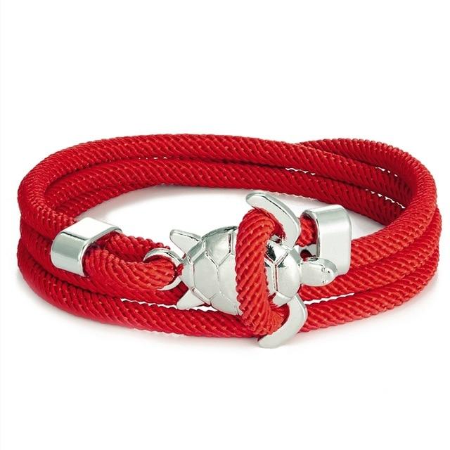 Handgemaakte zeeschildpad armband