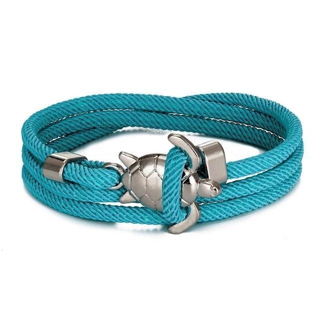Handgemaakte zeeschildpad armband